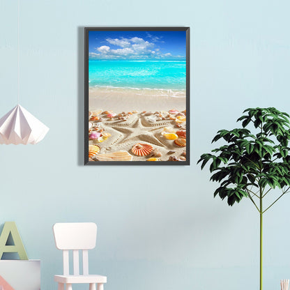 Beach Shells - Full Round Drill Diamond Painting 40*60CM