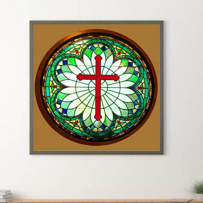 Cross - Full Round Drill Diamond Painting 30*30CM