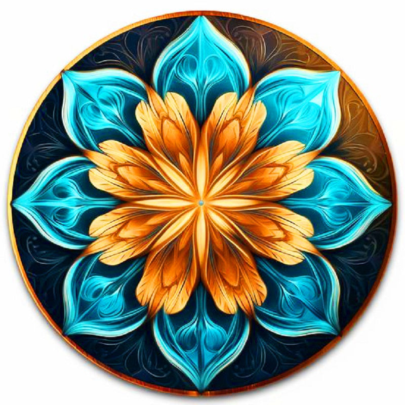 Eight Petals - Full Round Drill Diamond Painting 30*30CM