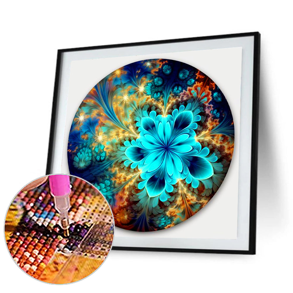 Glowing Flower - Full Round Drill Diamond Painting 30*30CM