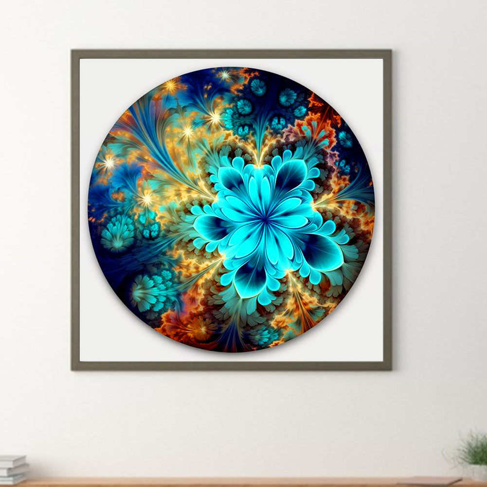 Glowing Flower - Full Round Drill Diamond Painting 30*30CM