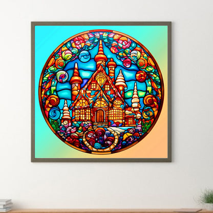 Candy House - Full Round Drill Diamond Painting 30*30CM