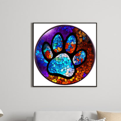 Dog Paw - Full Round Drill Diamond Painting 30*30CM