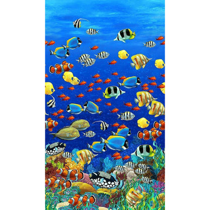 Ocean Fish - Full Round Drill Diamond Painting 40*70CM