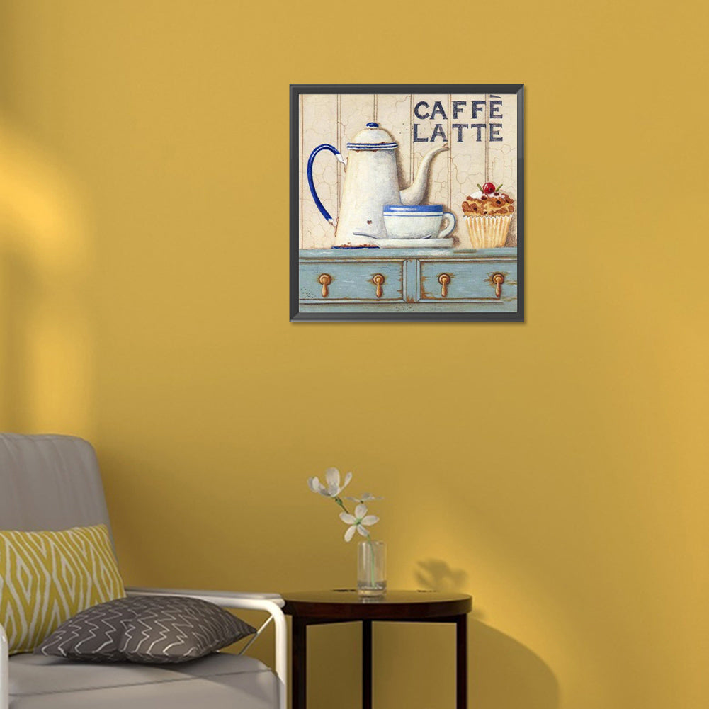Retro Desktop Ornaments - Full Round Drill Diamond Painting 30*30CM