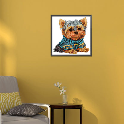 Yorkshire Terrier - Special Shaped Drill Diamond Painting 30*30CM