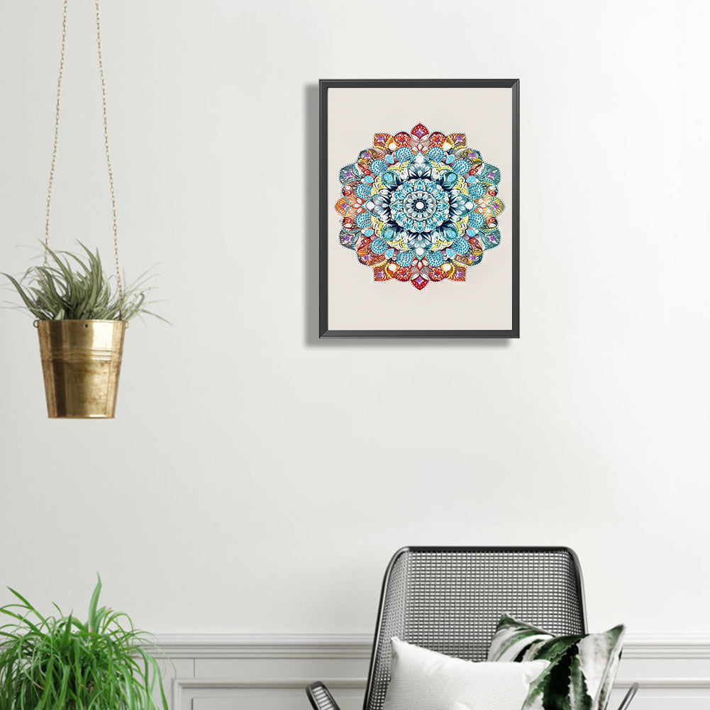 Mandala - Special Shaped Drill Diamond Painting 30*40CM