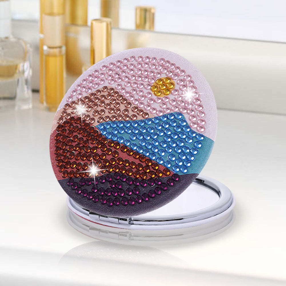 DIY Crystal Diamond Mirror Art Craft Set Paint by Number Kits for Adult and Kids