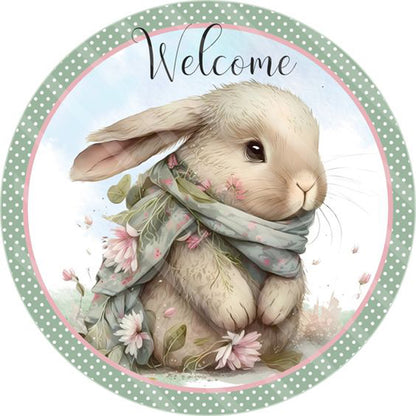Bunny Garland - Full Round Drill Diamond Painting 30*30CM
