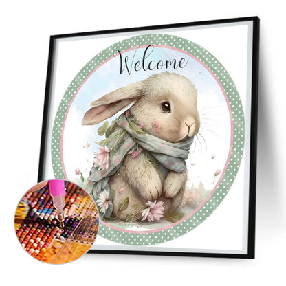 Bunny Garland - Full Round Drill Diamond Painting 30*30CM