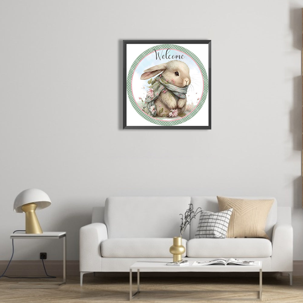 Bunny Garland - Full Round Drill Diamond Painting 30*30CM