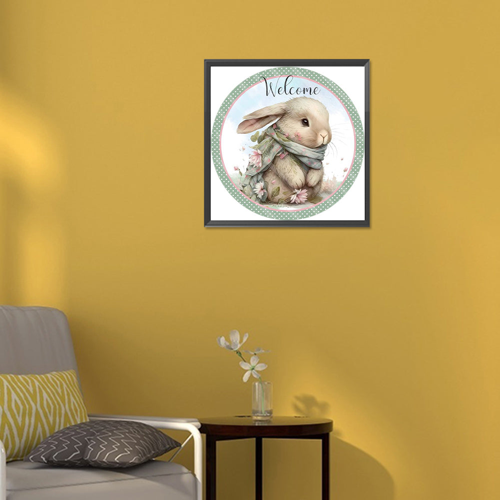 Bunny Garland - Full Round Drill Diamond Painting 30*30CM