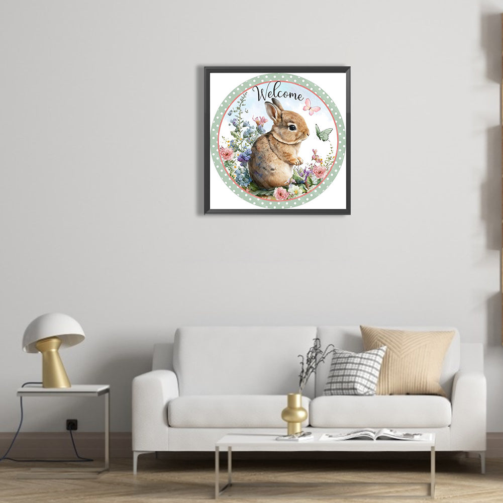 Bunny Garland - Full Round Drill Diamond Painting 30*30CM