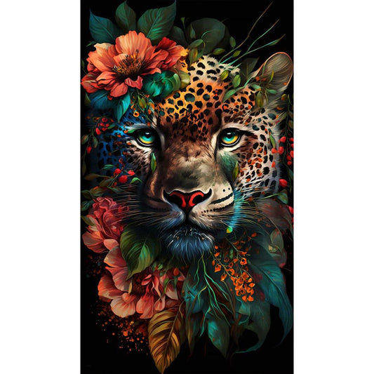 Leopard - Full Round Drill Diamond Painting 40*70CM