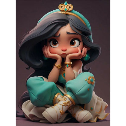 Princess Jasmine - Full Round Drill Diamond Painting 30*40CM
