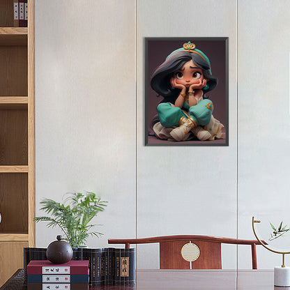 Princess Jasmine - Full Round Drill Diamond Painting 30*40CM