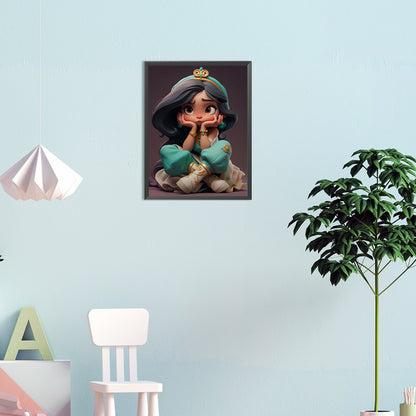 Princess Jasmine - Full Round Drill Diamond Painting 30*40CM