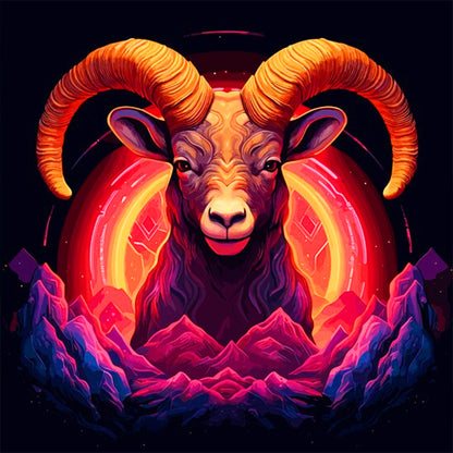 Sheep On Fire - Full Round Drill Diamond Painting 30*30CM
