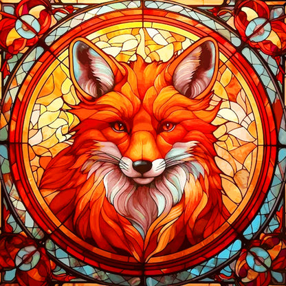 Focused Fox - Full Round Drill Diamond Painting 30*30CM