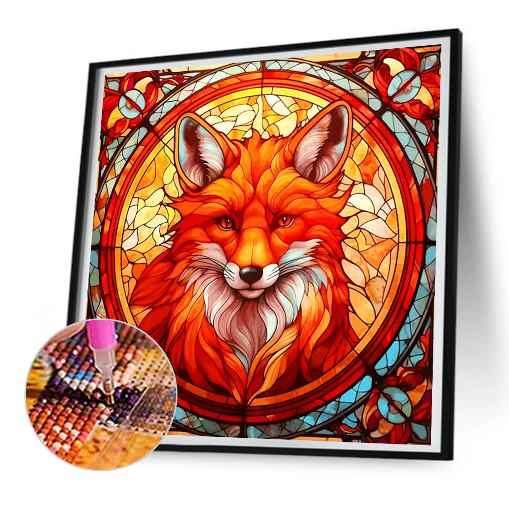 Focused Fox - Full Round Drill Diamond Painting 30*30CM