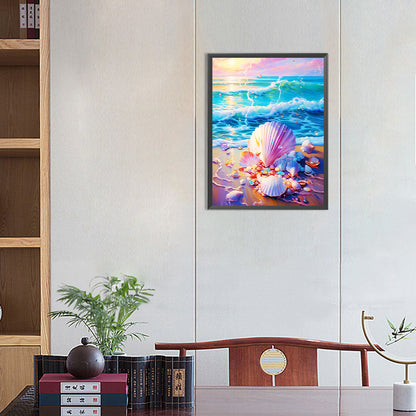 Sea Shells - Full Round Drill Diamond Painting 30*40CM