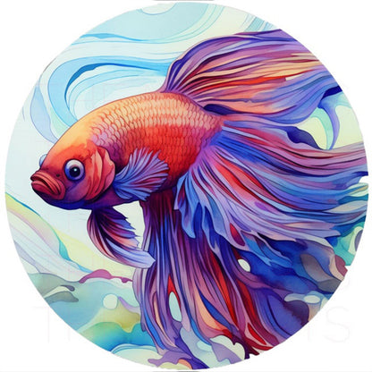 Betta Fish - Full Round Drill Diamond Painting 30*30CM