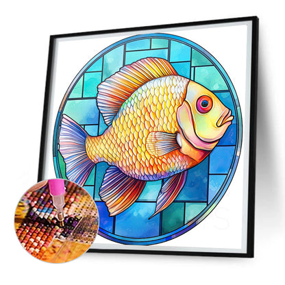 Grass Carp - Full Round Drill Diamond Painting 30*30CM