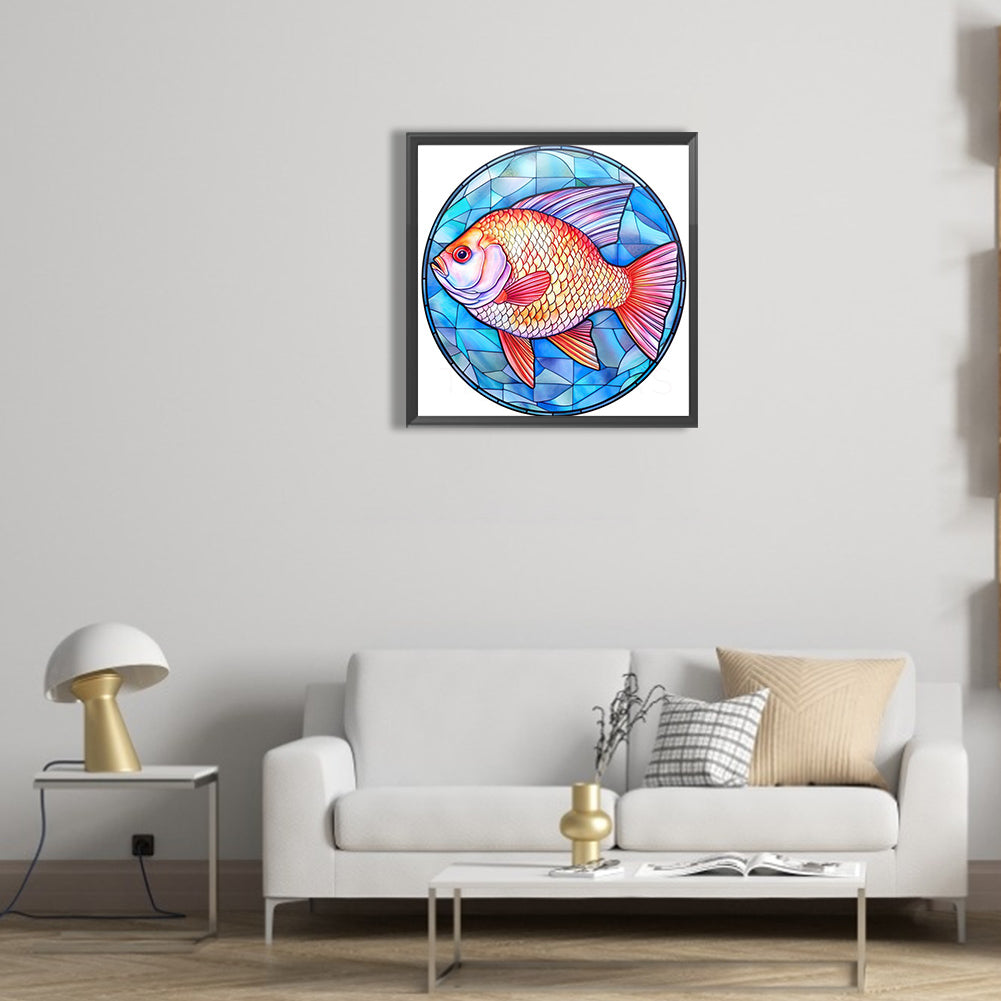 Grass Carp - Full Round Drill Diamond Painting 30*30CM