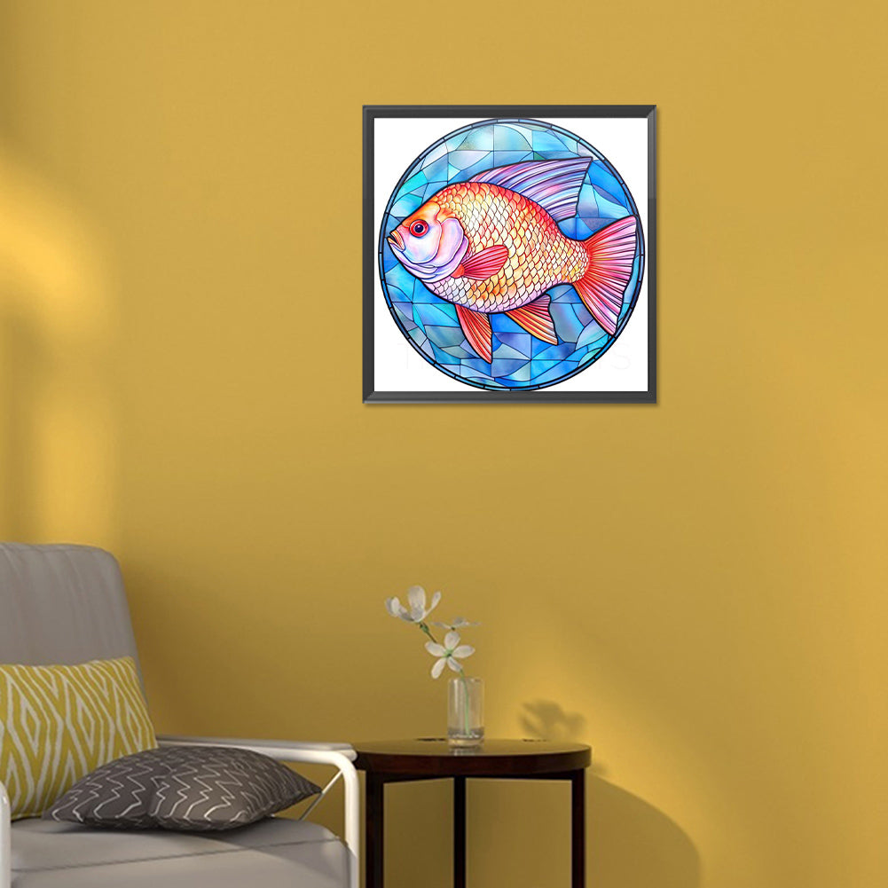 Grass Carp - Full Round Drill Diamond Painting 30*30CM