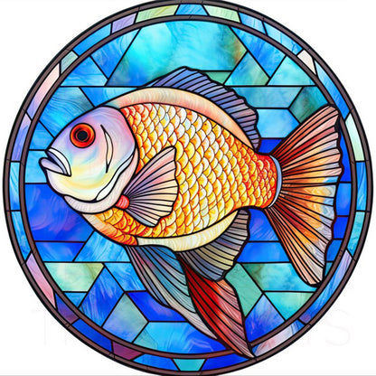 Grass Carp - Full Round Drill Diamond Painting 30*30CM