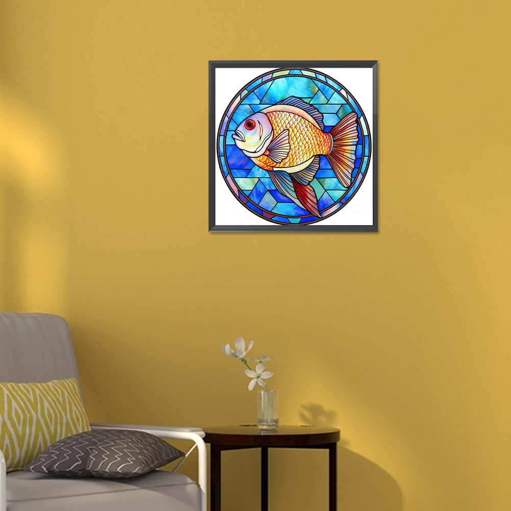 Grass Carp - Full Round Drill Diamond Painting 30*30CM