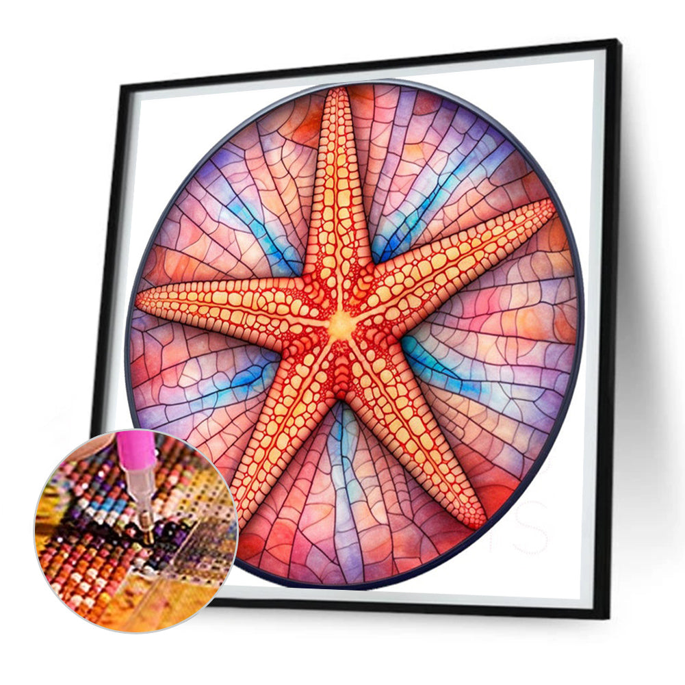 Starfish - Full Round Drill Diamond Painting 30*30CM