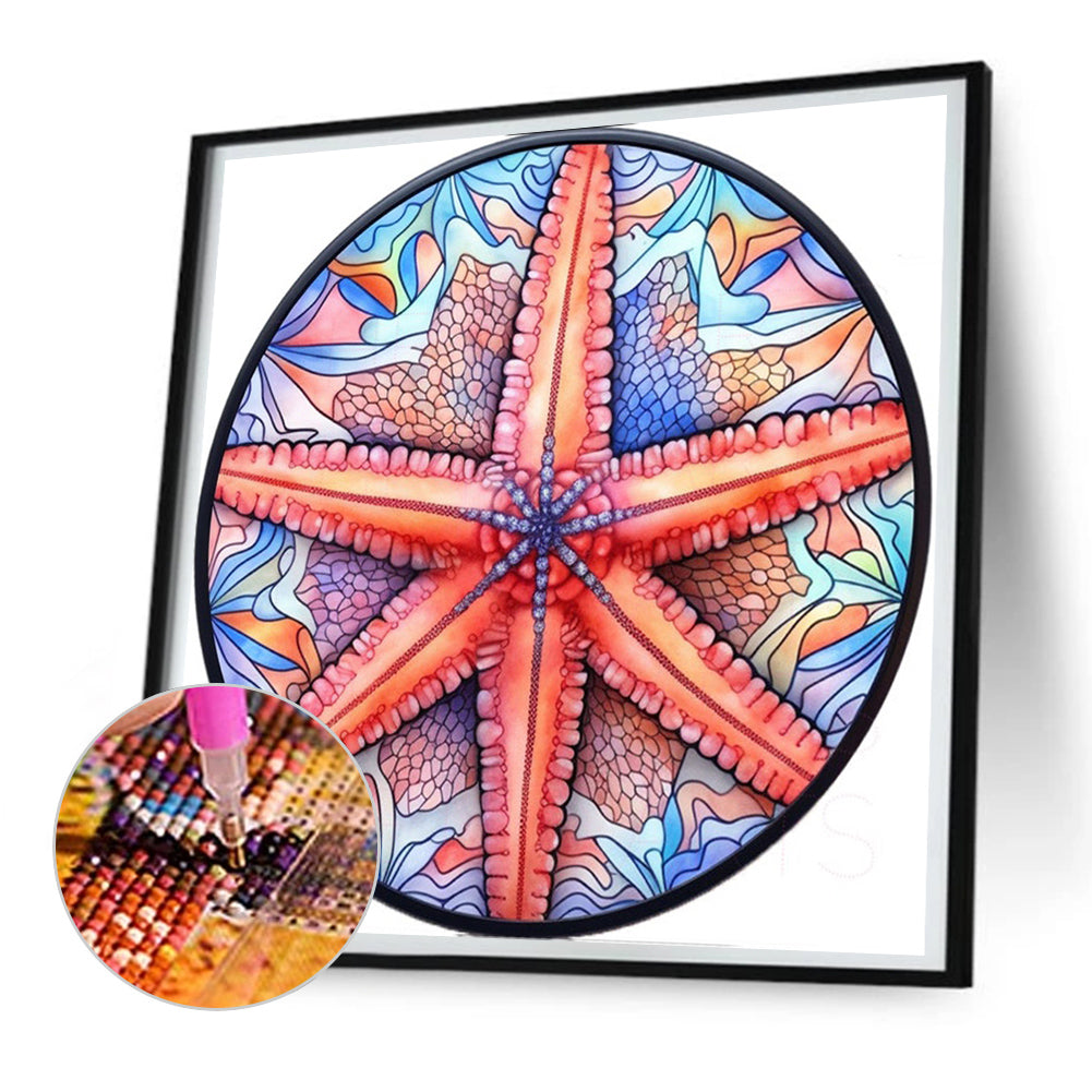 Starfish - Full Round Drill Diamond Painting 30*30CM