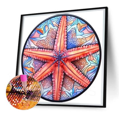 Starfish - Full Round Drill Diamond Painting 30*30CM