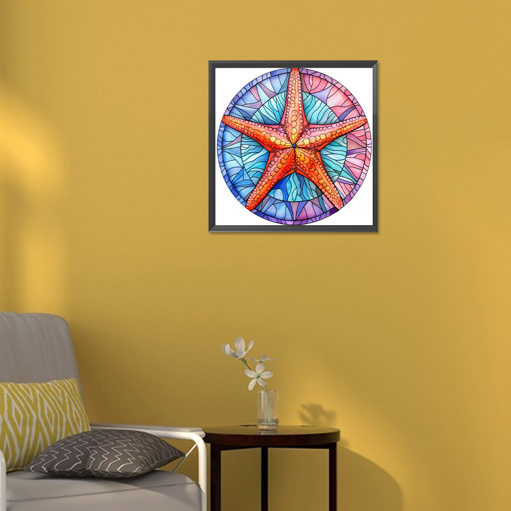 Starfish - Full Round Drill Diamond Painting 30*30CM