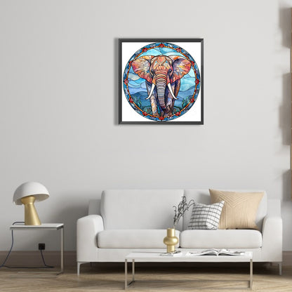 Elephant - Full Round Drill Diamond Painting 30*30CM