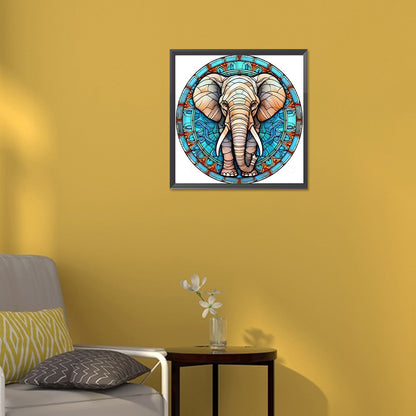 Elephant - Full Round Drill Diamond Painting 30*30CM