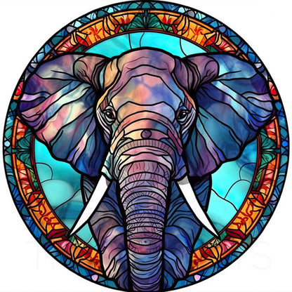 Elephant - Full Round Drill Diamond Painting 30*30CM