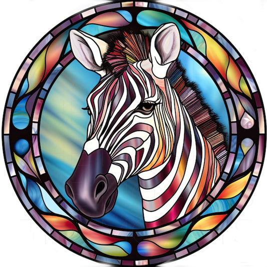 Zebra - Full Round Drill Diamond Painting 30*30CM