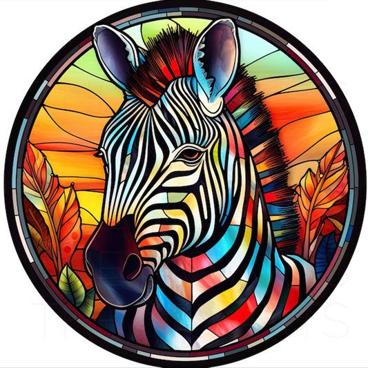 Zebra - Full Round Drill Diamond Painting 30*30CM