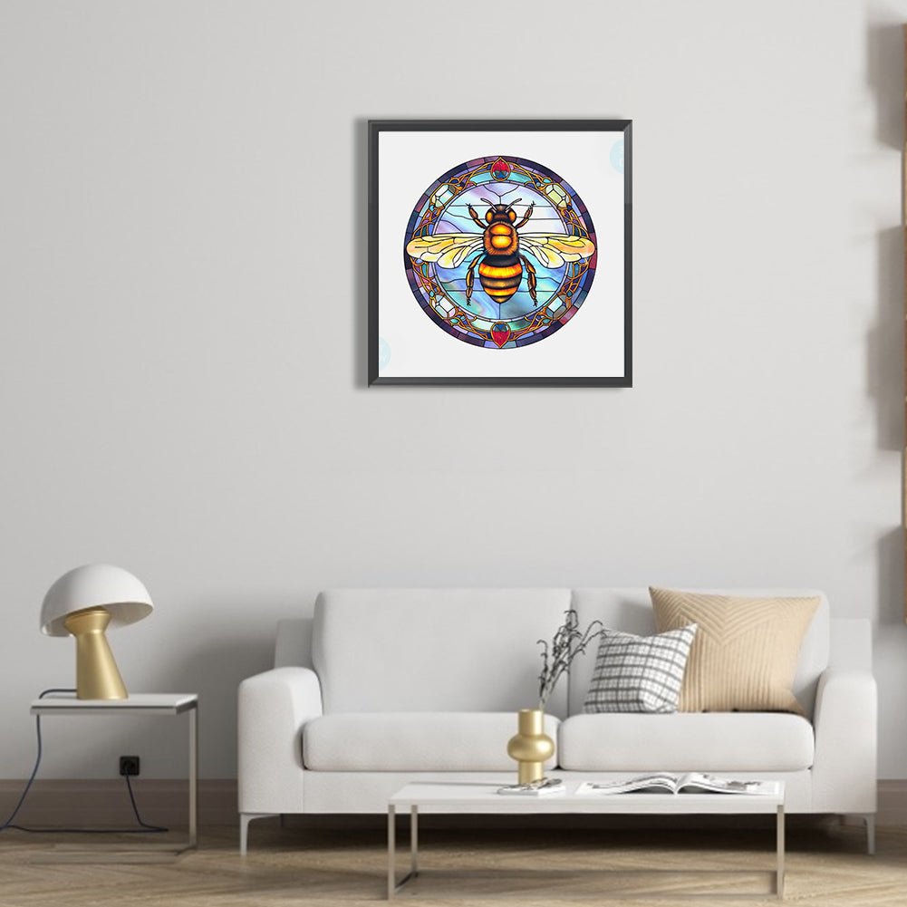 Bee - Full Round Drill Diamond Painting 30*30CM