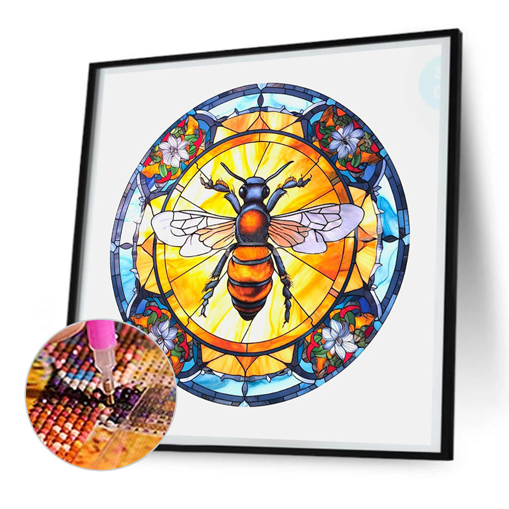 Bee - Full Round Drill Diamond Painting 30*30CM