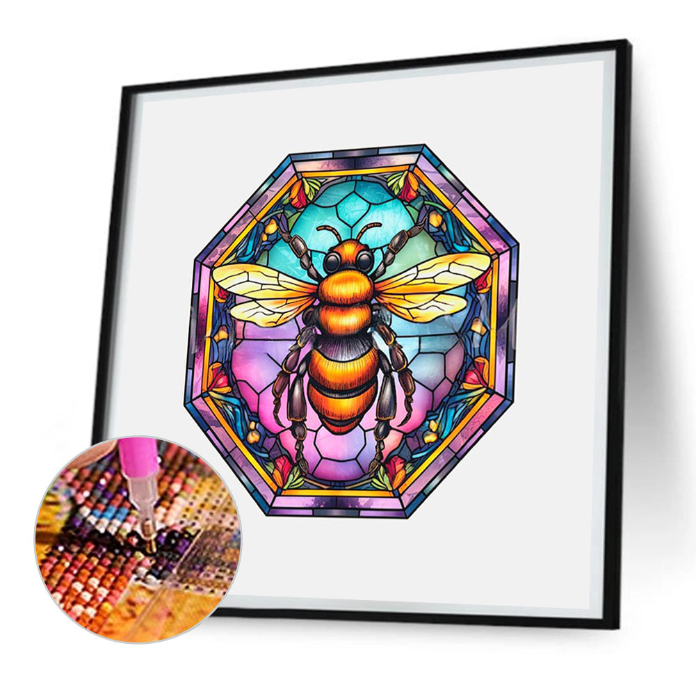 Bee - Full Round Drill Diamond Painting 30*30CM