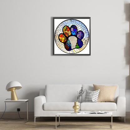 Paw Prints - Full Round Drill Diamond Painting 30*30CM