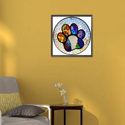 Paw Prints - Full Round Drill Diamond Painting 30*30CM