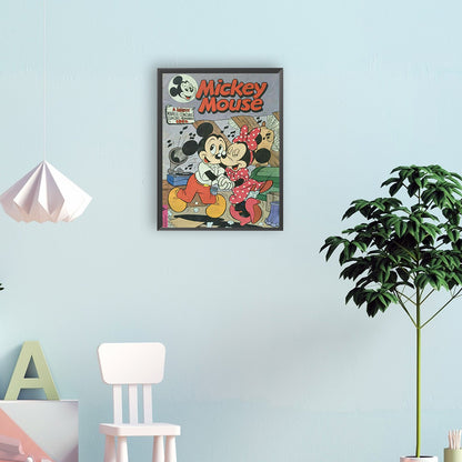 Mickey Mouse Pictorial - Full Round Drill Diamond Painting 30*40CM