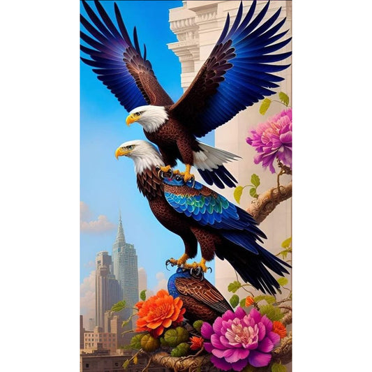 Eagle - Full Round Drill Diamond Painting 40*70CM