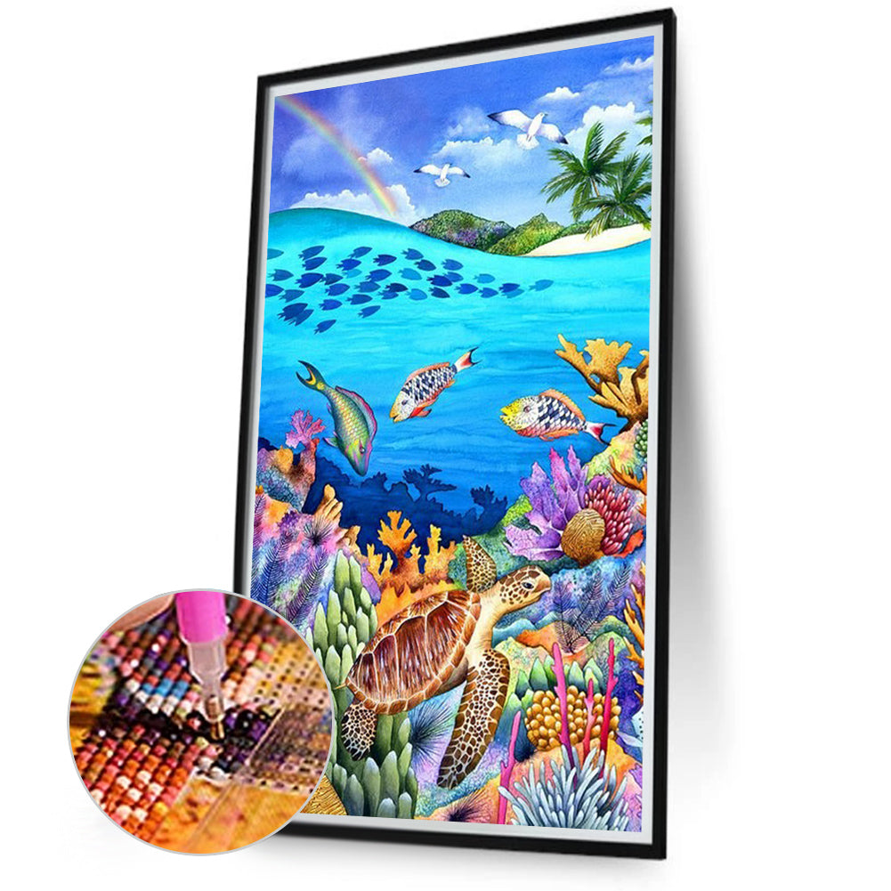 Marine Life - Full Round Drill Diamond Painting 40*70CM