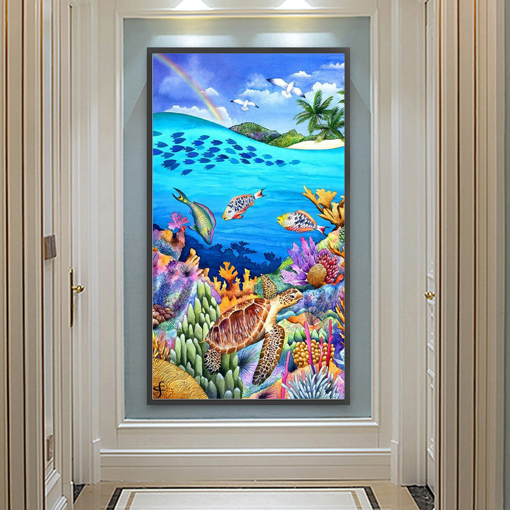 Marine Life - Full Round Drill Diamond Painting 40*70CM