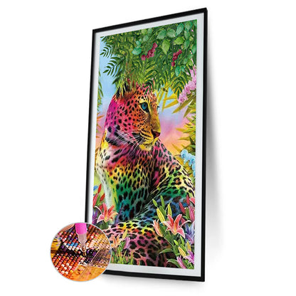 Leopard - Full Round Drill Diamond Painting 40*70CM